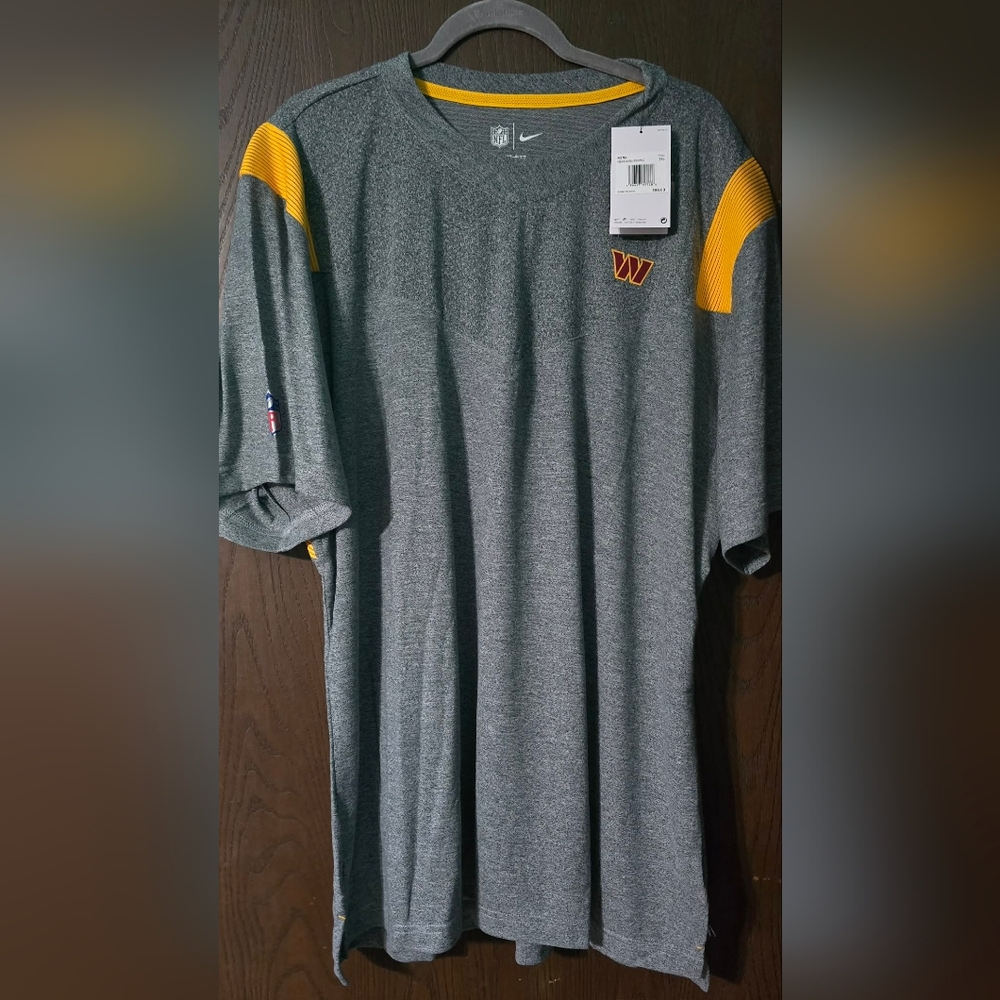 Nike Gray Tee with Yellow Accents